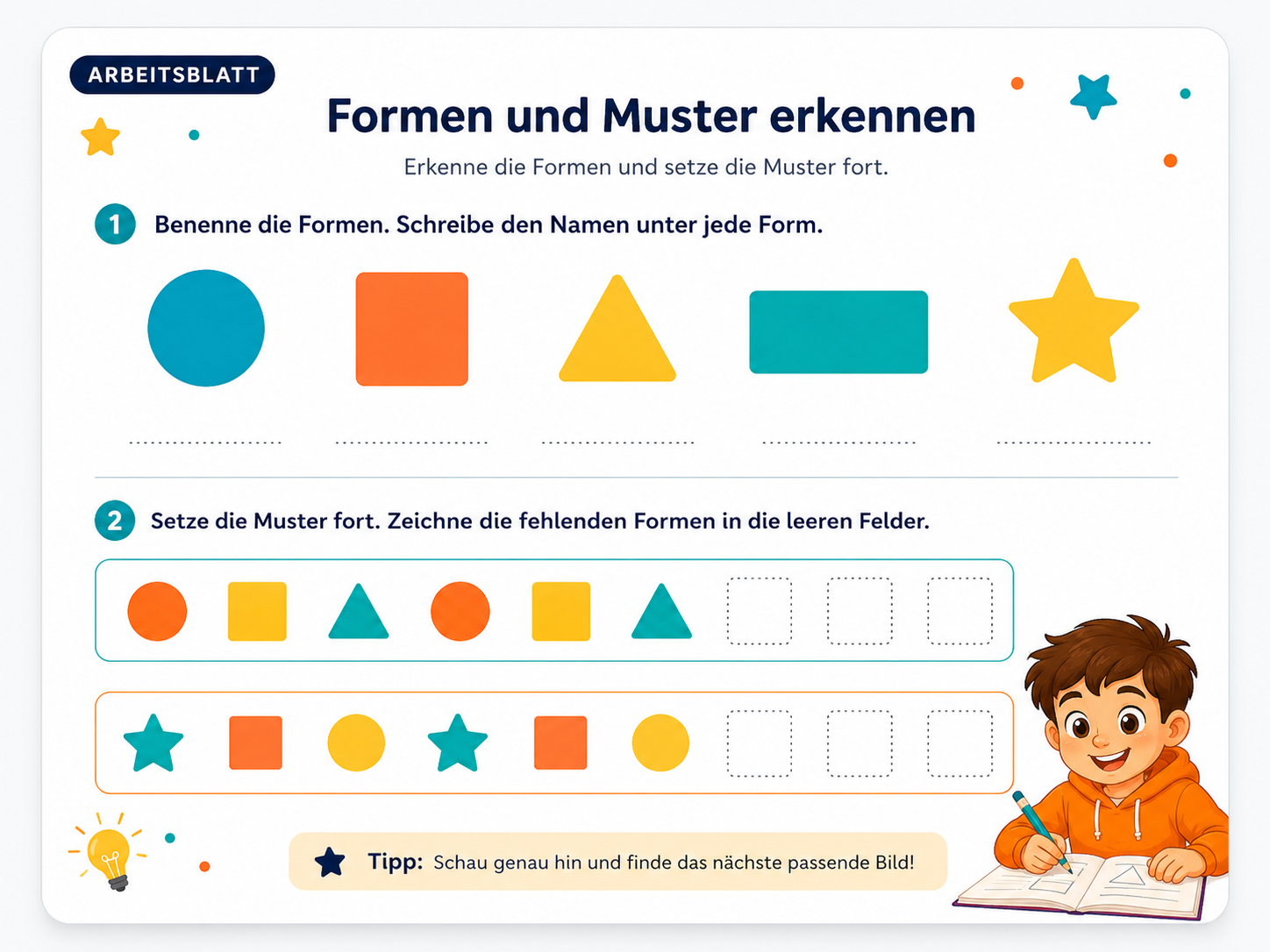 Formen und Muster erkennen